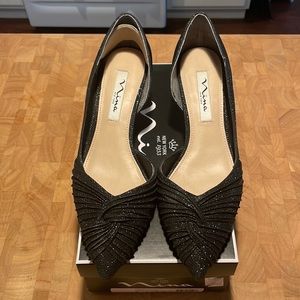 Formal Black Low-Heel Shoes